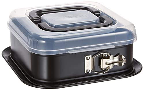 Kaiser 623009 Bake&Take Teglia Con Chiusura A Cerniera E Campana Per Il Trasporto, 24 X 24 Cm