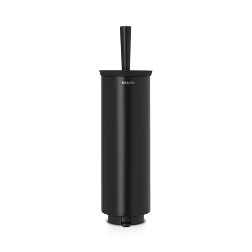 Brabantia Profile Bagno Portascopino Wc, Nero Opaco