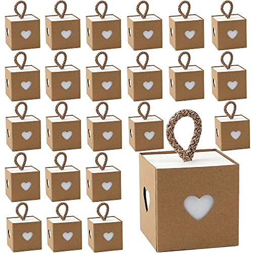 Aieraczy 30 Pezzi Scatoline Portaconfetti Matrimonio, Scatole Per Bomboniere, Scatole Confetti Piccole, Scatola Regalo Compleanno, Scatoline Cartone P