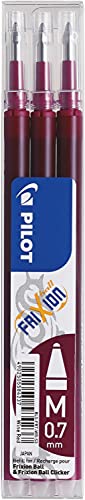 Pilot Pen Prodotti Per Ufficio, Rosso Scuro, 0.7 Mm, 3 Pezzi