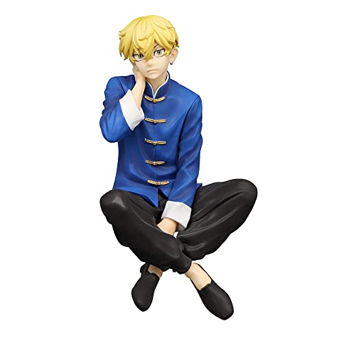 Furyu Little Buddy Tokyo Revengers Noodle Stopper - Statuetta In Pvc Chifuyu Matsuno Chinese Clothes Ver. 14 Cm
