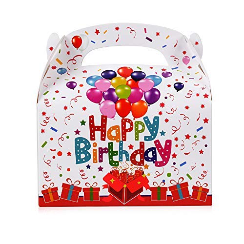 Flofia 30Pz Scatole Regalo Compleanno Scatoline Portaconfetti In Carta Bomboniere Scatole Happy Birthday Per Regalini Confetti Caramelle Cioccolati Co