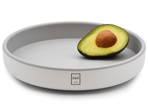 D&D Living® Piatto Girevole Ø 25 Cm - Organizzatore Da Cucina & Frigorifero Rotante | Lazy Susan Portaspezie In Plastica Rinforzata | Rondella Con Rot