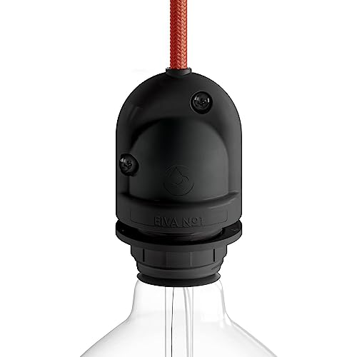 Creative Cables - Eiva, Il Primo Portalampada Per Esterno E27 Ip65 Cablabile Al Mondo - Nero