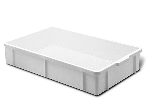 Giganplast Gig 1875 Cassetta, Bianco, 60 X 40 X 11 Cm
