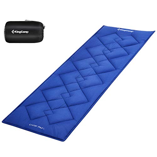 Kingcamp Cuscino Imbottito Di Ricambio Lavabile, 203 X 76 Cm Morbido Universale Copri Brandina Da Campeggio Pieghevole Lettino Prendisole, Sdraio, Mat