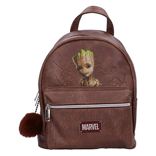 Marvel Baby Groot Zaino 28 Cm, Pelle Pu, Marrone