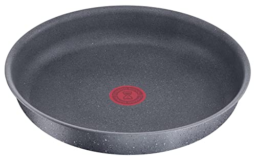 Lagostina Ingenio Mineralis Green Padella Ø 24 Cm, Padella In Alluminio 100% Riciclato, Per Gas, Forno E Induzione, Con Indicatore Di Cottura, Utilizz