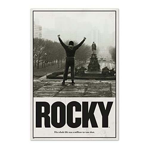 Grupo Erik: Poster Rocky Balboa - Rocky Film | Poster Da Parete Rocky, 61 X 91,5 Cm, Poster Da Muro Con Carta Lucida E Incorniciabile, Decorazione Cas
