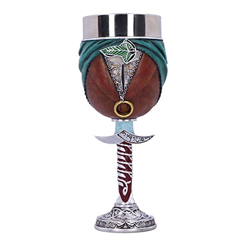 Nemesis Now Licenza Ufficiale Lord Of The Rings Frodo Calice Marrone, 19,5 Cm