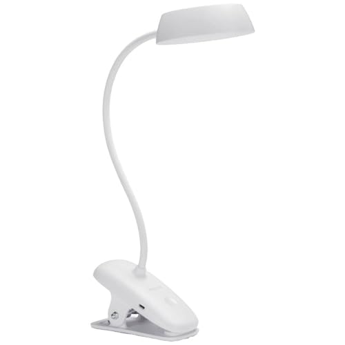 Phillips Lighting Lampada Da Tavolo A Led Integrato, Dimmerabile A Fasi, 3 W, 175Lm, Bianca