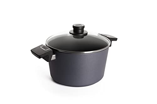 Woll 124Dpil Diamond Lite In Ghisa Pentola A Induzione Con 2 Manici Laterali E Coperchio In Vetro In Scatola, Diametro 24 Cm, 13,5 Cm Alto, 5 Litri