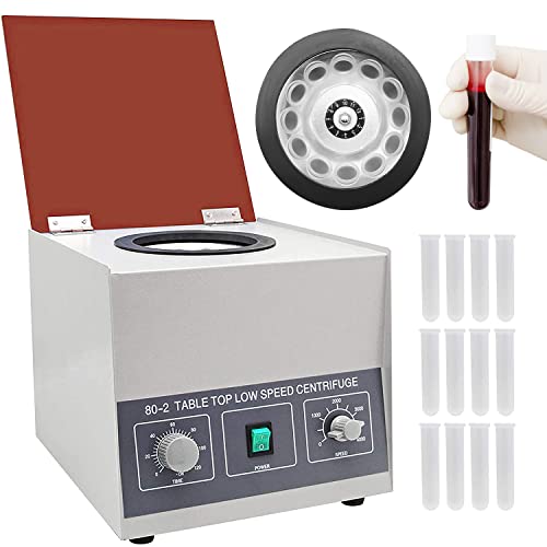 Cgoldenwall Centrifuga Elettrica Da Laboratorio 20Ml*12 Capacità 2325Xg Forza Centrifuga Relativa Massima 4000 Giri/Min Velocità Massima Timer 0-120 M