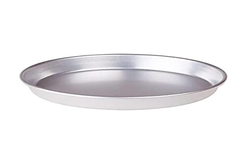 Pentole Agnelli Linea Pasticceria E Pizza Tortiera Conica In Alluminio Con Orlo (H 3 Cm), Argento, 22 Cm