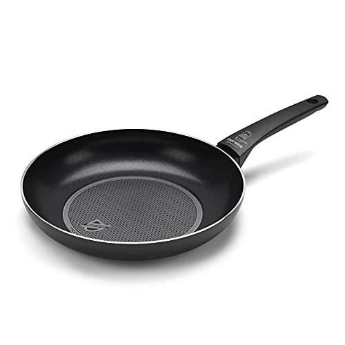 Moneta Recy Padella 28 Cm Ricicla 43 Lattine, Net Induction, Nero, Corpo Alluminio 100% Riciclato