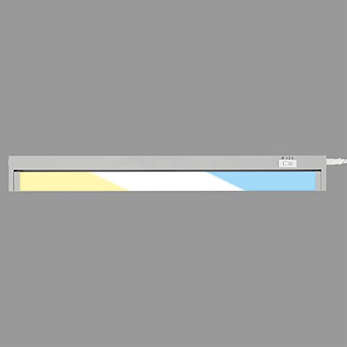 Briloner - Barra Sottopensile Led Orientabile, Luce Sottopensile Cct Per Cucina, Temperatura Di Colore Regolabile, Led Per Mobili, Colore Argento, 54,