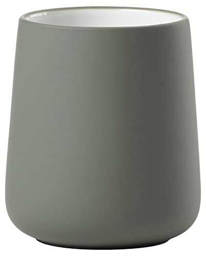 Zone Denmark Denmark Nova Toothbrush - Tazza Dia, 8 X 10 Cm, Colore: Verde Oliva