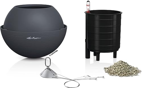 Lechuza Vaso Rotondo Bola Color 23 Con Sospensione New 2022 (Ardesia)