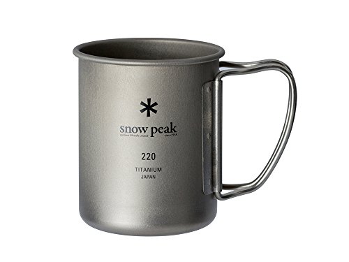 Snow Peak Tazza In Titanio A Parete Singola 220