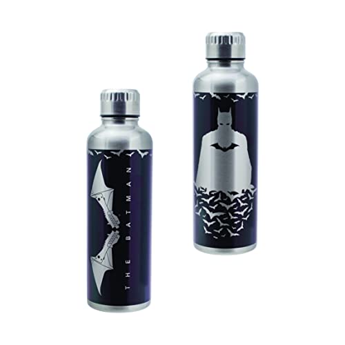 Paladone Batman - Borraccia In Acciaio Inox, 500 Ml, 499,8 Ml