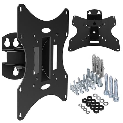 Maclean Mc-501 Supporto Universale A Muro Per Tv (Plasma Led Lcd) Da 23 Fino A 42" (Nero)