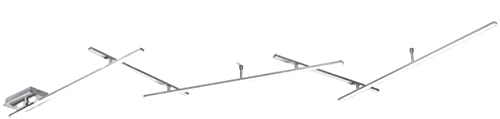 Trio Leuchten Indira Lampada Da Soffitto 6 W, Nichel Opaco, 245Cm