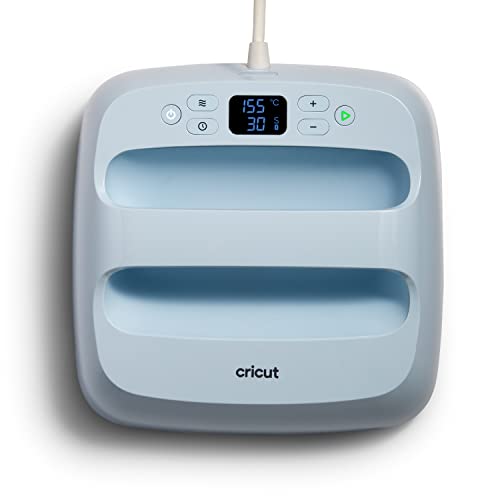 Cricut 2009146 Easypress 3 / Piastra Riscaldante Da 22,5Cm X 22,5Cm / Riscalda Fino A 205°C/Termopressa Abilitata Bluetooth Per Ferro Su Vinile (Htv),