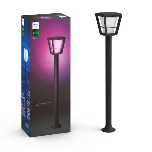 Philips Hue White And Color Ambiance Econic Lampione Da Esterni Con Led Integrato, Nero