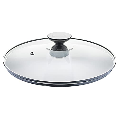 Berndes Coperchio Bombato Bordo Inox Vario 32 Cm, Vetro Temperato