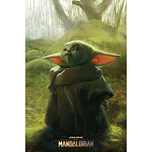 Grupo Erik Poster The Mandalorian Child Grogu – Decorazione Da Parete Baby Yoda Star Wars