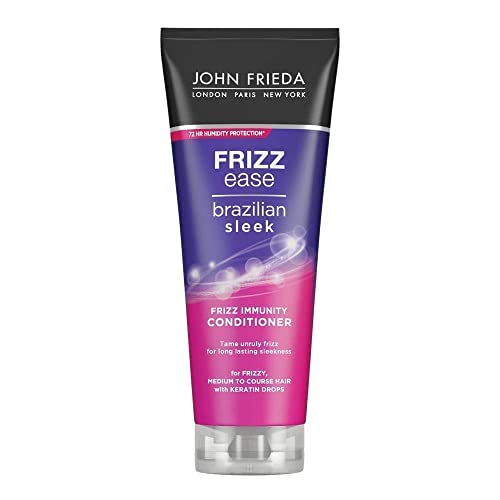 John Frieda Frizz Ease Brazilian Sleek Frizz Immunity Balsamo Levigante Per Capelli Crespi Da Medio A Grosso