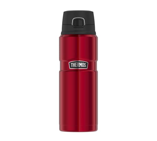 Thermos Stainless King Bottle Bottiglia, Acciaio Inossidabile, Rosso Mirtillo, 0,7 Liter