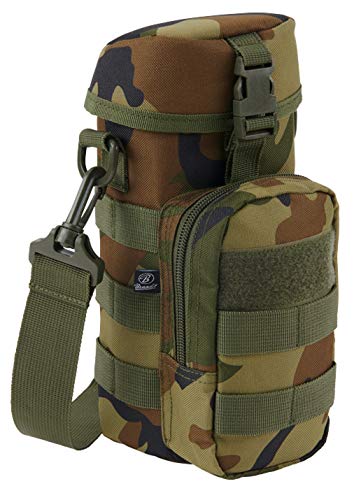 Brandit Molle Bottle Holder Ii, Color: Woodland, Size: Os