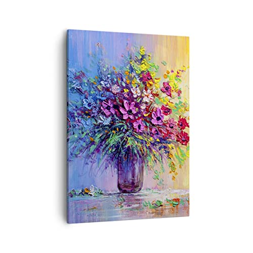 Quadro Su Tela Verticale 50X70Cm Stampe Da Parete Fiori Vaso Piccoli Decorazione Murale Camera Da Letto Cucina 1 Pezzo Quadri Moderni Soggiorno Grafic