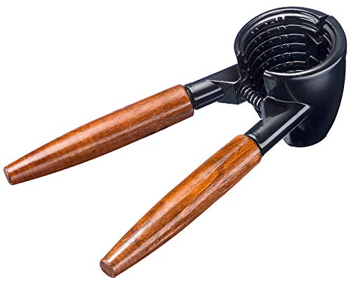 Westmark Schiaccianoci, Alluminio Pressofuso/Legno, Lunghezza: 16,8 Cm, Sieger Nussprofi Deluxe, Marrone/Nero, 33262270