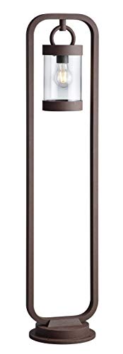 Trio Leuchten 404160124 - Lampada Da Esterni Per Vialetti Sambesi, In Alluminio Pressofuso, Acrilico Trasparente, Non Inclusa 1 X E27.