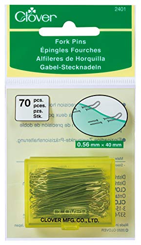 Clover Fork Pins, 70 Piece Perni Forcella, Metallo, Argento, One Size Pieces