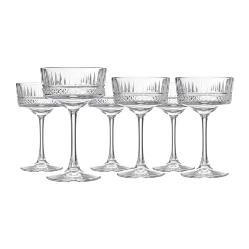 Pasabahce Elysia Confezione 6 Coppe Champagne, Vetro, Cl 26, 6 Unità