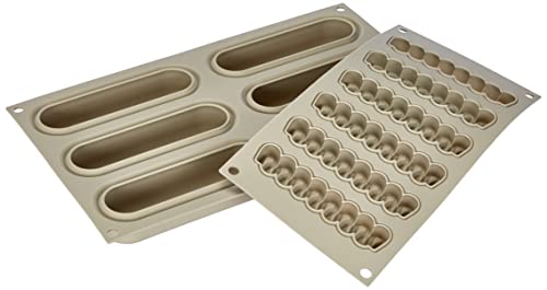 Silikomart - Kit Pop Eclair - Set 2 Stampi In Silicone 130X38 H 40 Mm