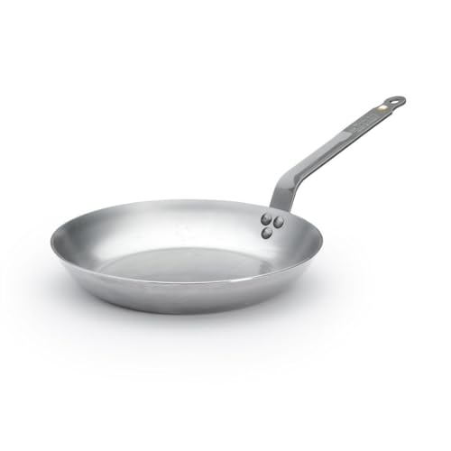 De Buyer Ferro Mineral B Element Padella In Acciaio Al Carbonio, Lega, Argento, 28 Cm