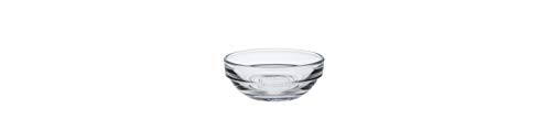 Duralex Confezione 4 Coppette Lys Cm.6, Transparent/Green, 1 Oz, 4 Unità