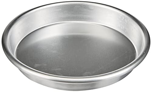 Pentole Agnelli Linea Pasticceria E Pizza Tortiera Conica In Alluminio Con Orlo (H 3 Cm), Argento, 18 Cm