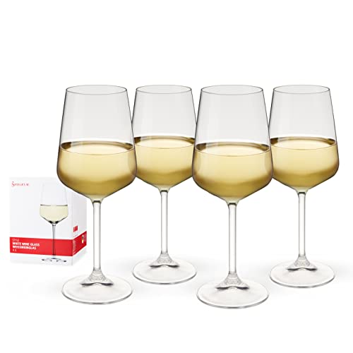 Spiegelau & Nachtmann 4670182 - Set Di 4 Bicchieri Da Vino Bianco In Cristallo, 440 Ml, Colore: Trasparente