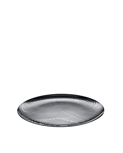 Alessi Veneer Pu07, Vassoio Da Portata Di Design, In Acciaio Inossidabile 18/10 Con Decoro In Rilievo