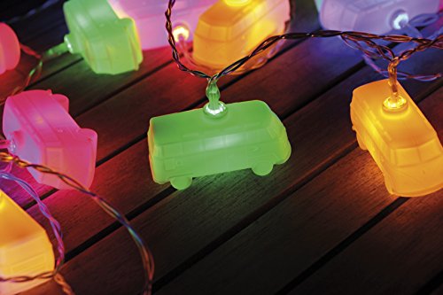Brisa Vw Collection Volkswagen 3D Batteria Catena Luminosa Stringa Giardino Illuminazione Festa T1 Bulli Bus Design (Bus Classico/Multicolore)