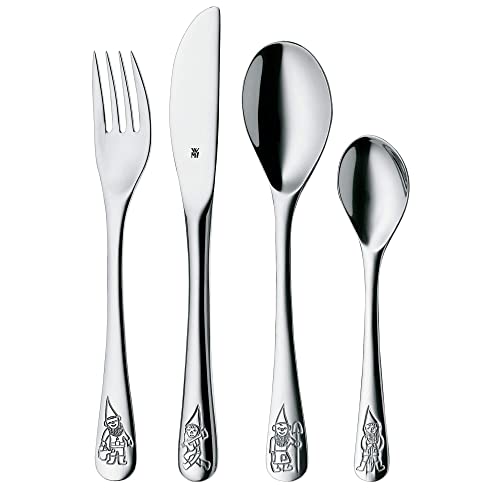 Wmf Set Posate Bimbo Nanetti, 4 Pezzi, Posate Acciaio Inox 18/10