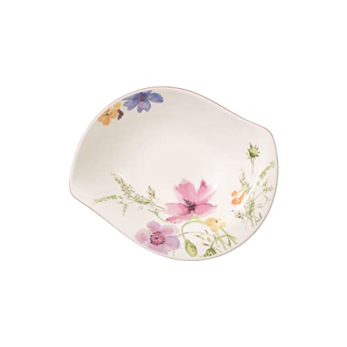 Villeroy & Boch Mariefleur Serve & Salad Ciotola Fonda, 21 X 18 Cm, Porcellana Premium, Bianco/Multicolore