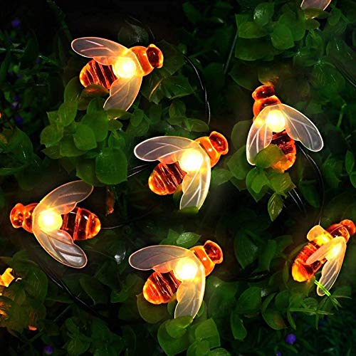 [50 Led] Luci Solari Esterno Ape, 7 M/8 Modalità, Catena Luminosa Esterno Solare Impermeabili, Per Esterni E Interni, Recinzioni, Prati, Pati, Giardin