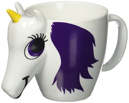 Thumbs Up! Colour Changing Unicorn Tazza, Ceramica, Multicolore, 12.7 X 10.2 X 8.71 Cm, 1, Unità
