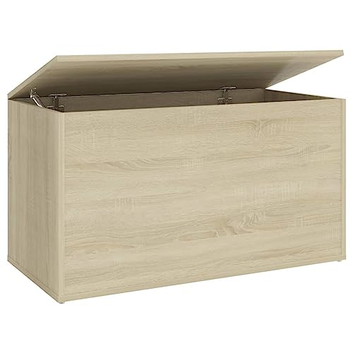 Vidaxl Cassapanca In Rovere Sonoma 84X42X46 Cm In Legno Ingegnerizzato